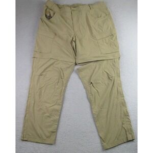 REI Co-op Pants Womens‎ 20W Khaki Convertible Hiking Cargo Zip Off Nylon Stretch